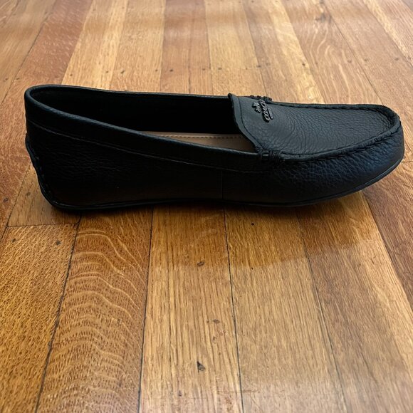 COACH Mary Lock Up Loafers – Black Pebble Leather, Size 7, New with Box - Picture 6 of 9